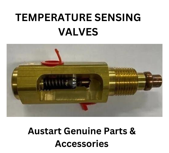 Temperature sensing valve from Austart Genuine Parts & Accessories, showing a detailed view of the internal mechanism